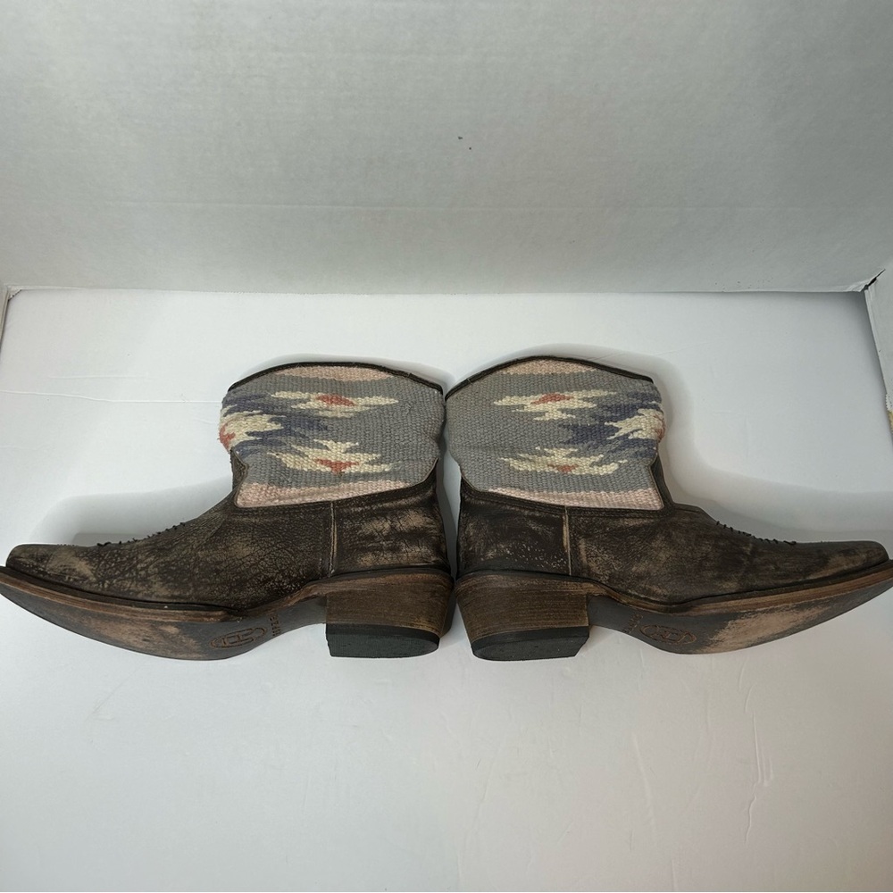 Roper Western Boots Womens Ankle  sky serape  09-021-0977-0692 Size 7.5 Womens - Picture 5 of 12